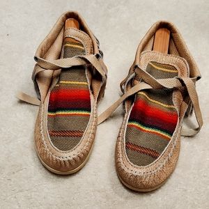 Fringe Serape Moccasins